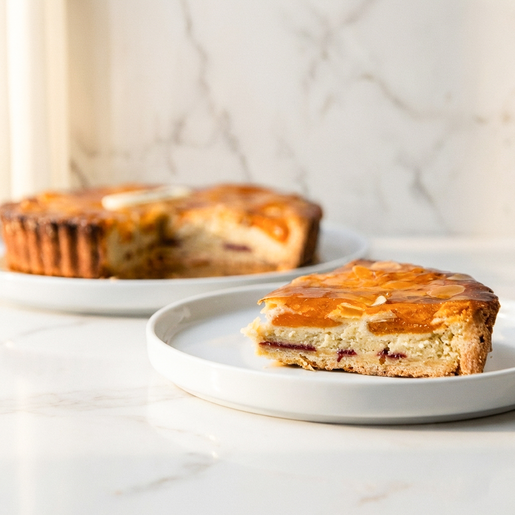 Tarte aux abricots et amandes
